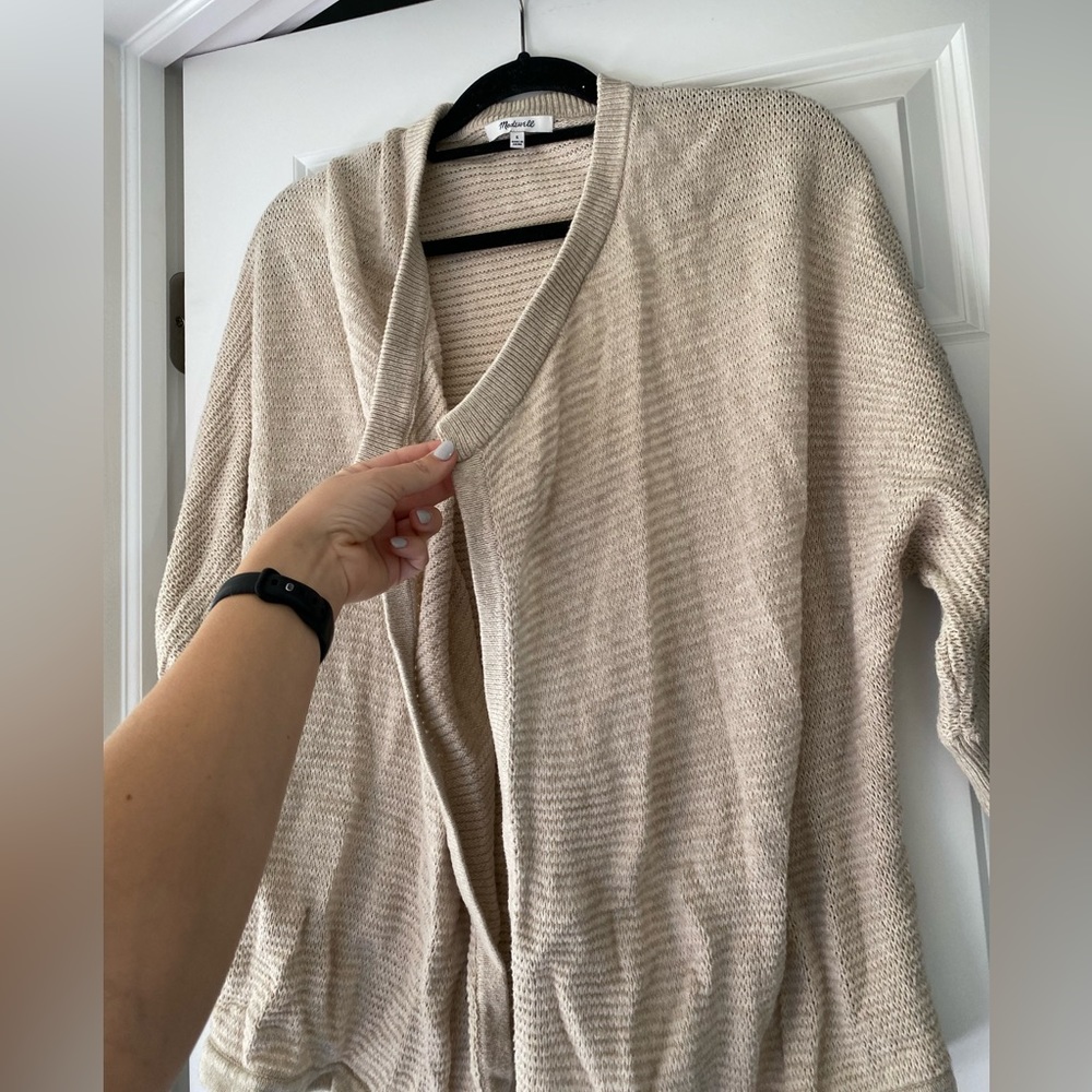Lightweight Cream Madewell Sweater - Size Small
